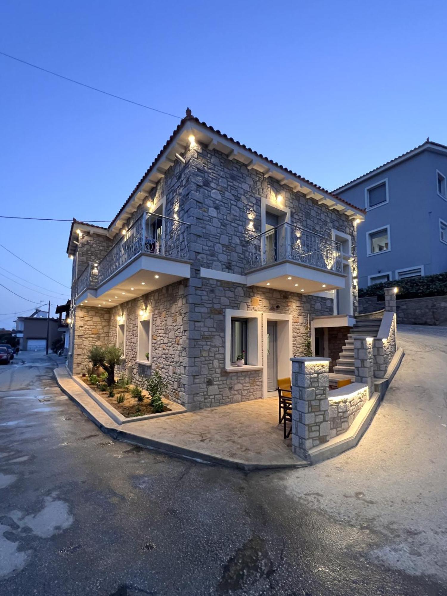 Zeus & Emmanuil Luxury Houses ميرينا المظهر الخارجي الصورة